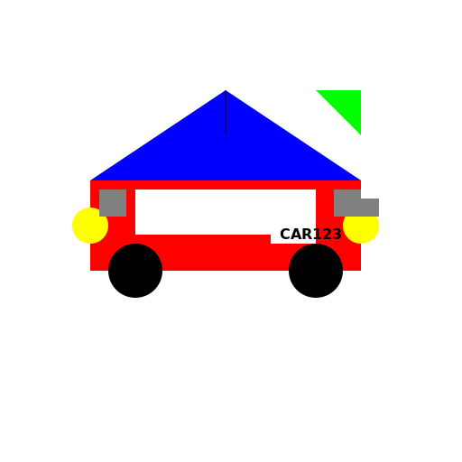 Colorful Car - DrawGPT