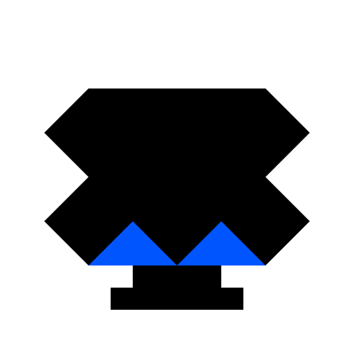 Blue Skinned Oni with Beard - DrawGPT