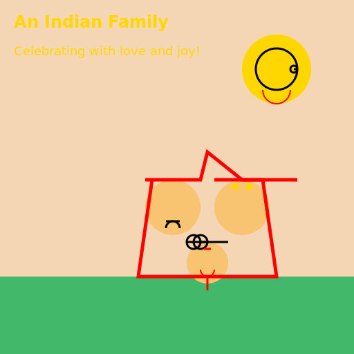 An Indian Family - DrawGPT An Indian Family - DrawGPT