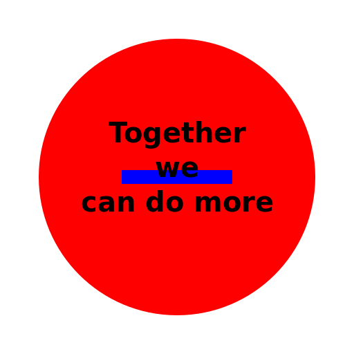 Together we can do more Logo - DrawGPT Together we can do more Logo - DrawGPT