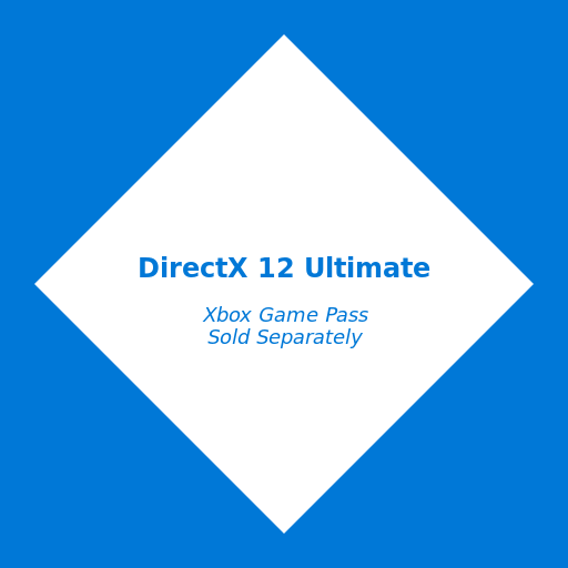 Windows 11 Logo with DirectX 12 Ultimate and Xbox Game Pass Sold Separately - DrawGPT