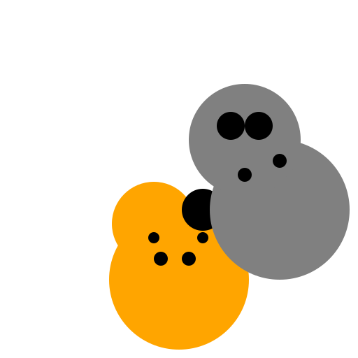 Elephant standing up on tiger - DrawGPT