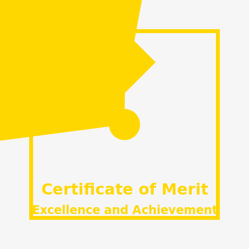 Certificate of Merit Logo - DrawGPT