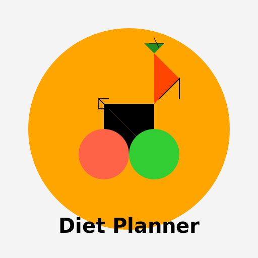 Diet Planner Logo - DrawGPT
