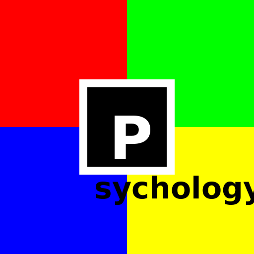 Psychology Logo surrounded by vibrant colors - DrawGPT