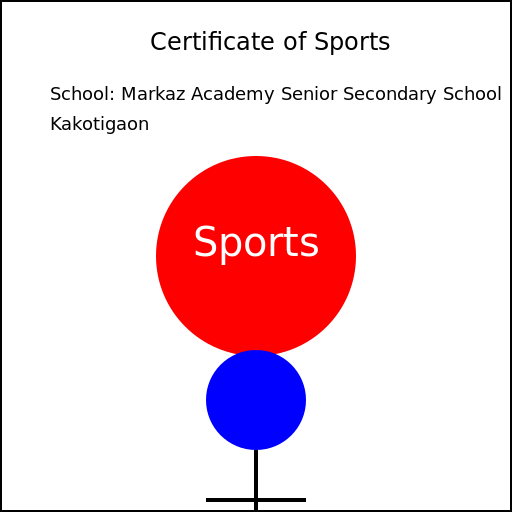 Certificate of Sports - DrawGPT