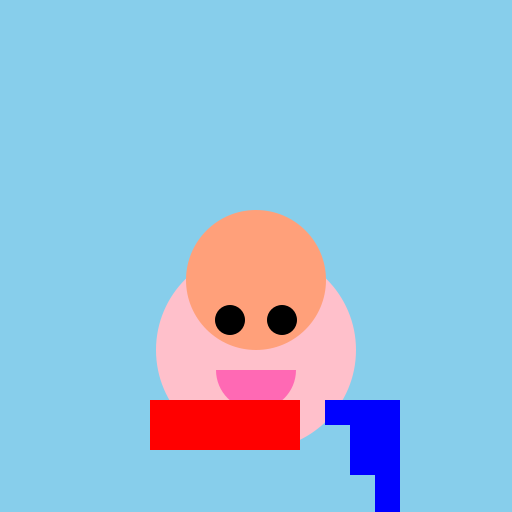 Girl drinking from a garden hose - DrawGPT