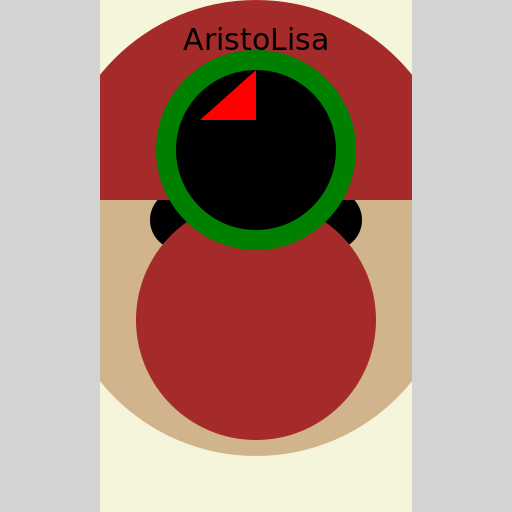 Aristotle style profile picture with characteristics of the Mona Lisa - DrawGPT