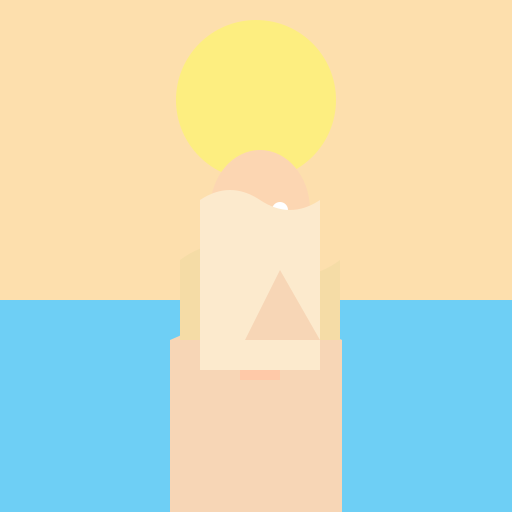 Girl on a Stand Up Paddle Board - DrawGPT