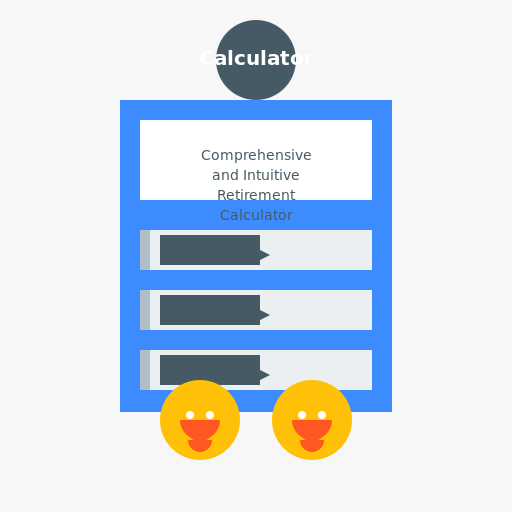 The Best Superannuation Retirement Calculator Logo - DrawGPT