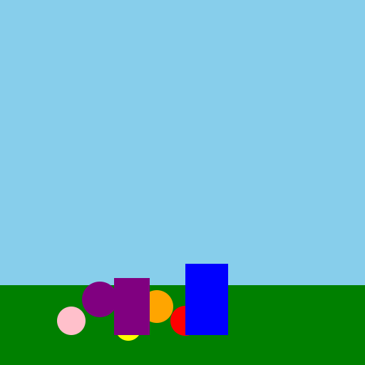 Sunny Garden with Kids - DrawGPT