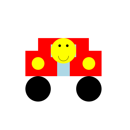 Colorful Car - DrawGPT