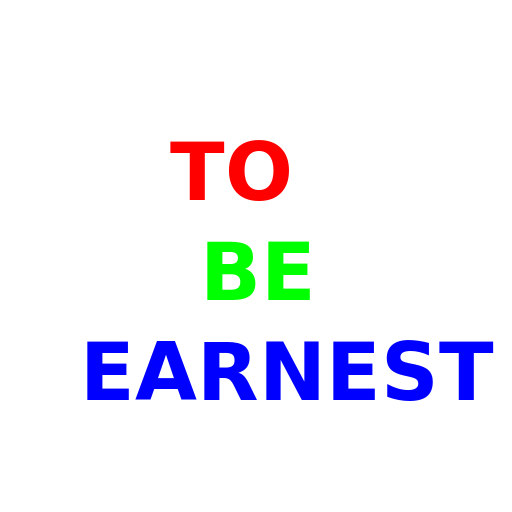 To Be Earnest Logo - DrawGPT