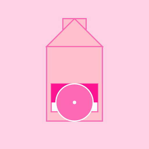 Pink Elegant Bottle of Perfume - DrawGPT