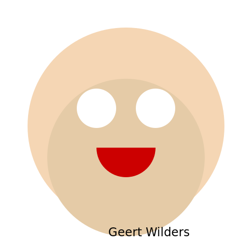 Geert Wilders with a beard - DrawGPT