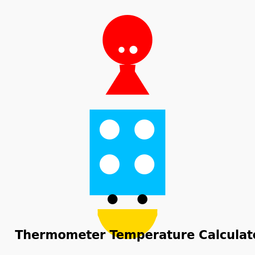 Thermometer Temperature Calculator Logo - DrawGPT