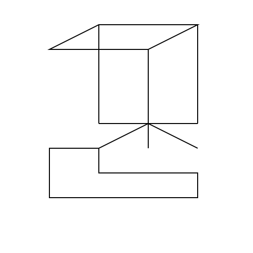 Oblique View - Drawing Object A - DrawGPT