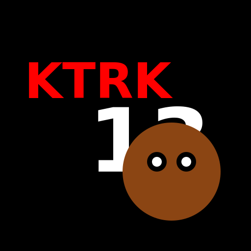 KTRK 13 logo with Chocolate Labrador dog - DrawGPT