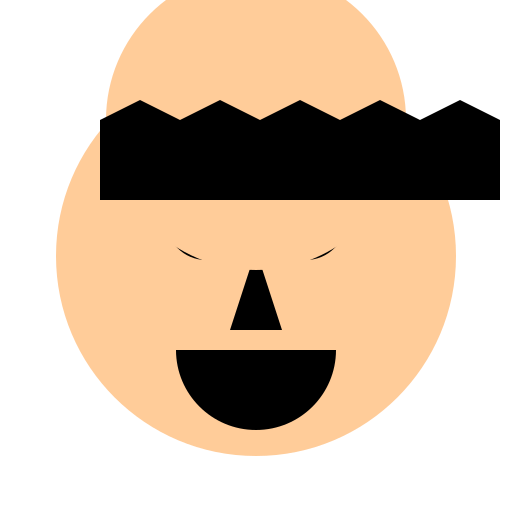 Ugly Person with Big Forehead - DrawGPT