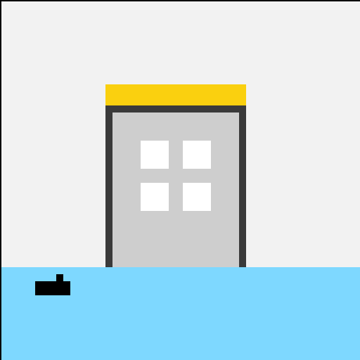 Draw a Building Floating Down the Hudson - AI Prompt #1268 - DrawGPT