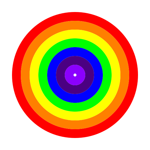 Rainbow with Two-Letter Words for Age 5 - DrawGPT