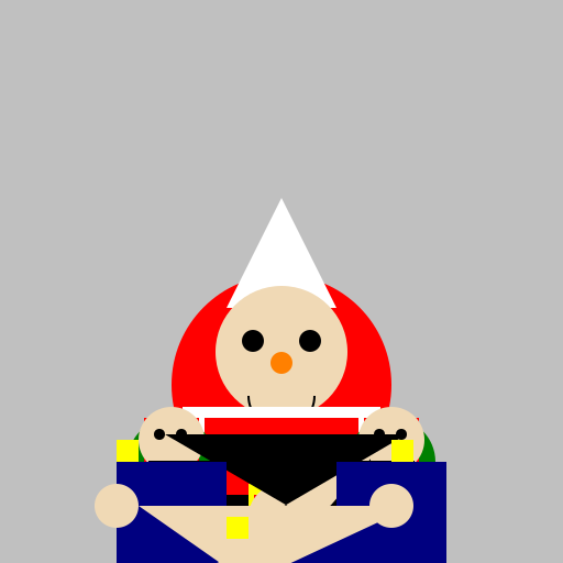 Santa Dancing with Elves - DrawGPT