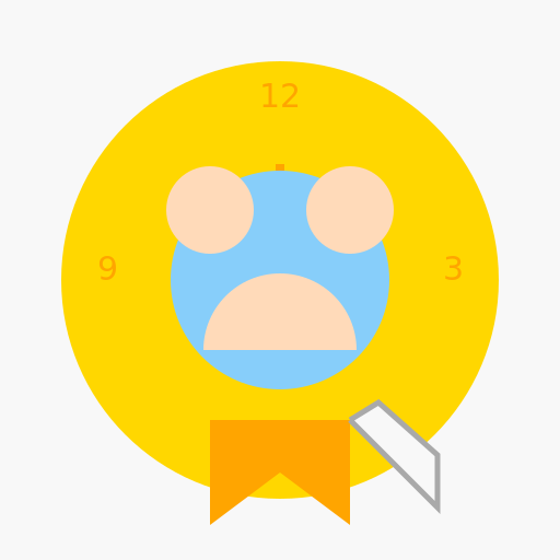 Life Time Calculator for Kids Logo - DrawGPT