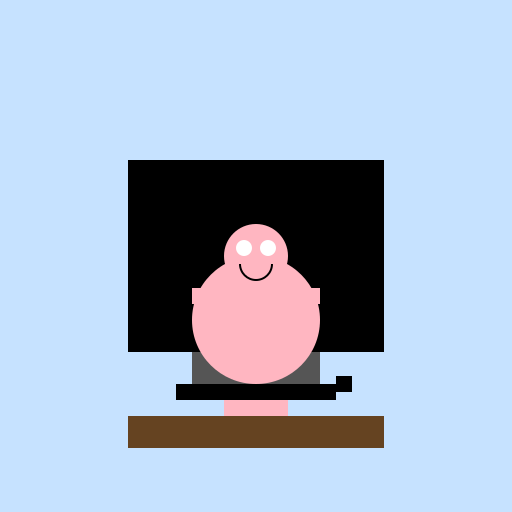 Person Sitting at a Home Computer - DrawGPT
