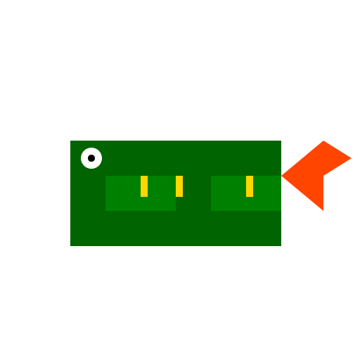 Crocodile Eating Shrimp - DrawGPT