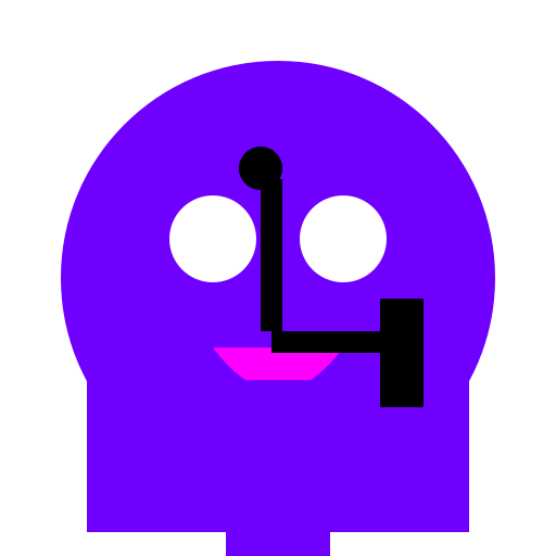Grimace with an AK-47 - DrawGPT
