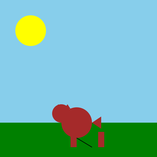 Dog taking a walk - DrawGPT