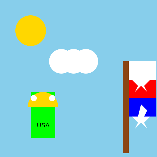 US Imperialism Cartoon - DrawGPT