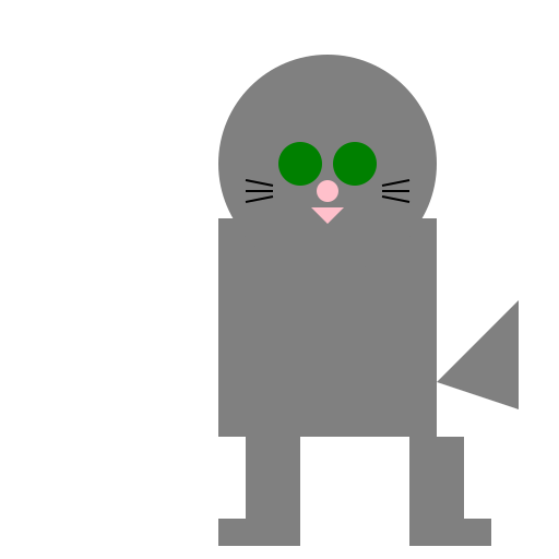 Meow Meow, The Cat - DrawGPT