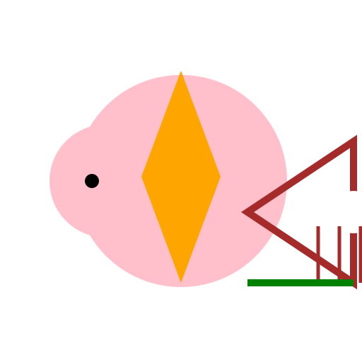 Fire Flamingo Cricket Logo - DrawGPT