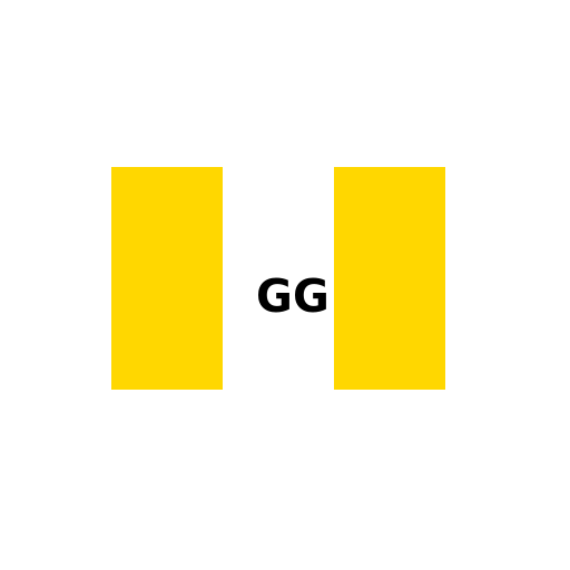 Double G Gold Logo - DrawGPT