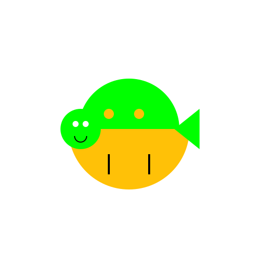 A happy turtle - DrawGPT
