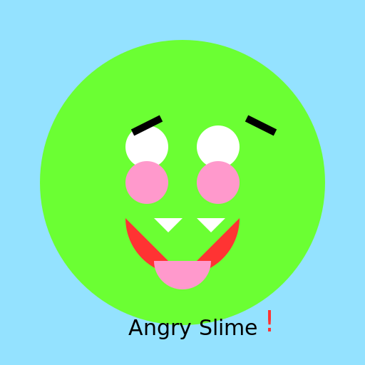 Angry Slime - DrawGPT