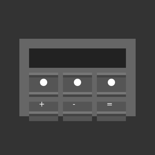 Simple Calculator (Dark Mode) Logo - DrawGPT