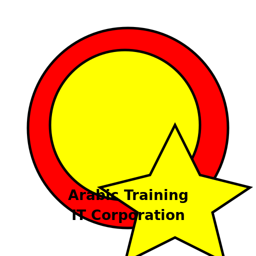 Arabic Training IT Corporation Logo - DrawGPT