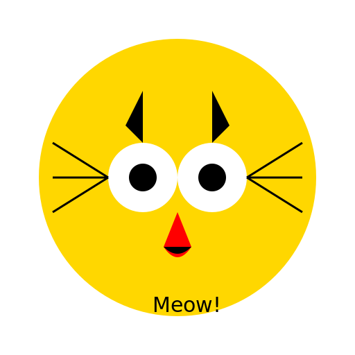 Cute Kitty Cat - DrawGPT