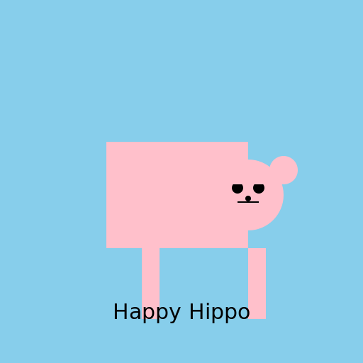 HAppy hippo - DrawGPT