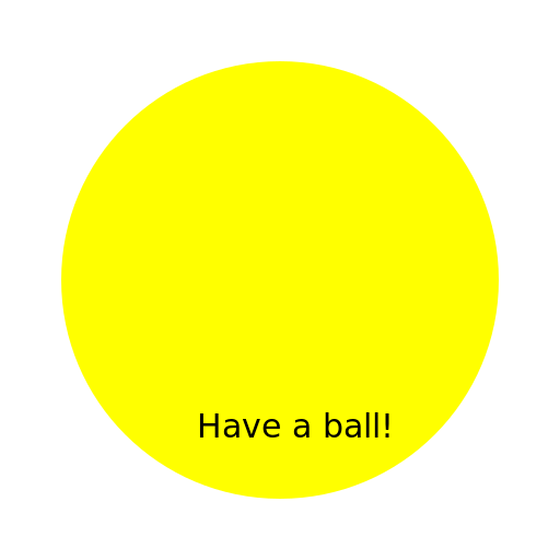 Yellow Ball - DrawGPT