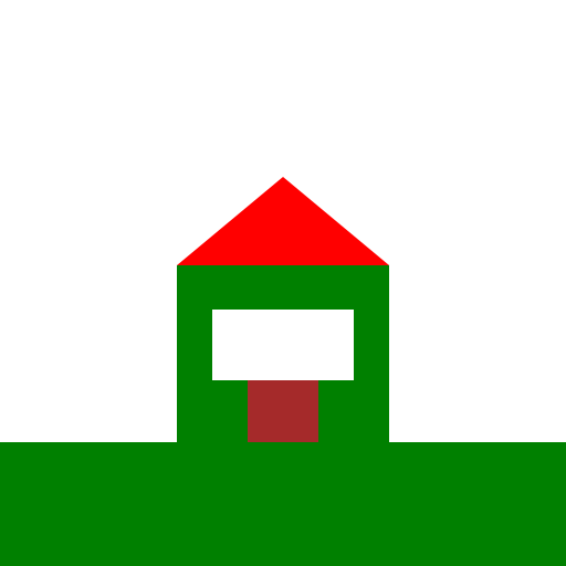 Green House with a Green Garden - DrawGPT