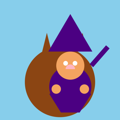 Big Tittied Wizard Riding a Bull - DrawGPT