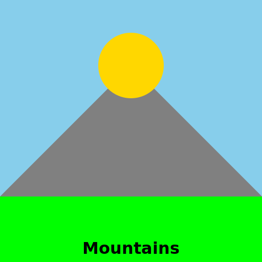 Mountain Landscape - DrawGPT