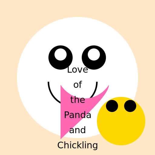 Love of the Panda and Chickling - DrawGPT