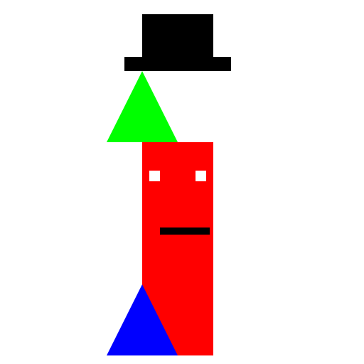 Personification of the letter A - DrawGPT