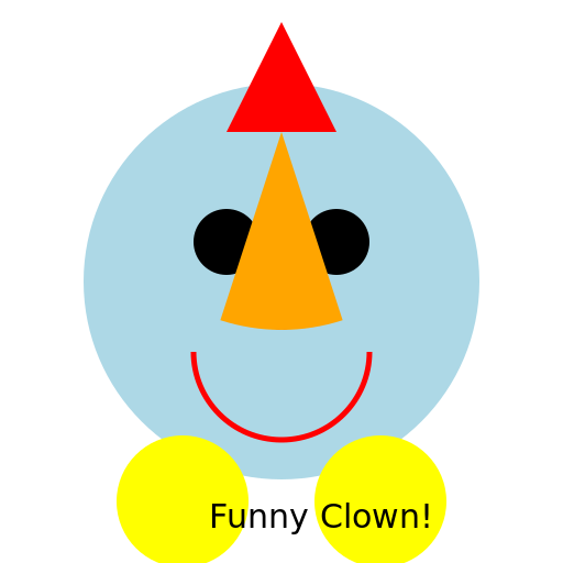 Clown with REALLY big shoes - DrawGPT