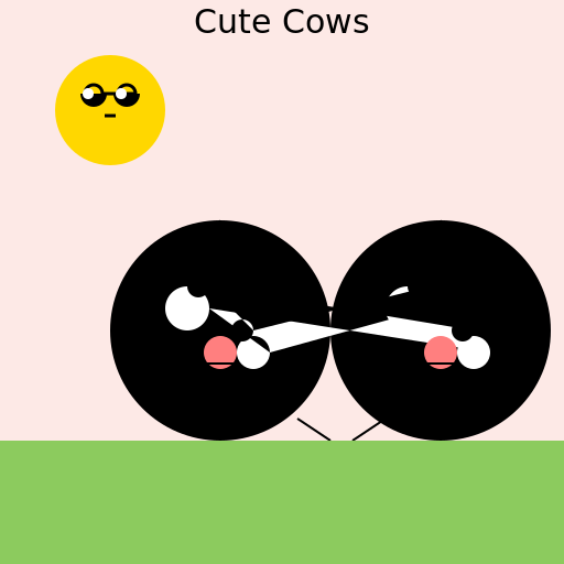 Cute Cows - DrawGPT