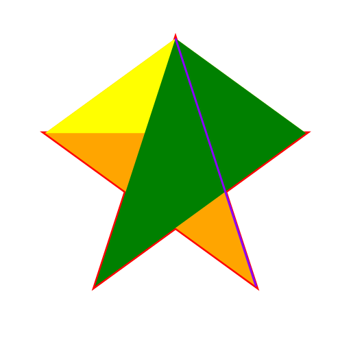 Rainbow Star of David - DrawGPT